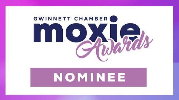 Gwinnett Chamber Moxie Awards nominee badge